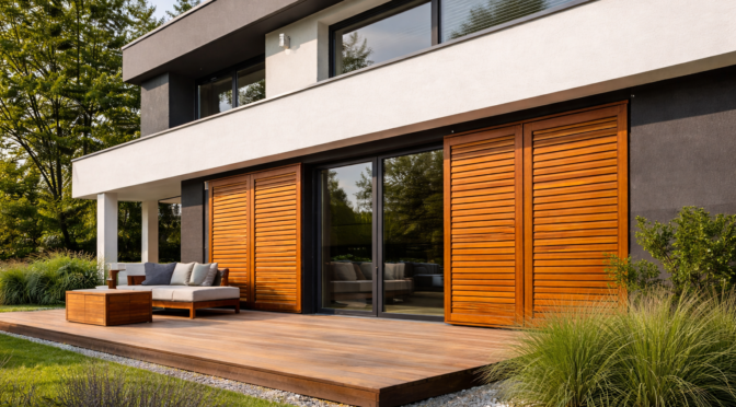 Drewniane okiennice zewnętrzne – czy pasują tylko do domów tradycyjnych?